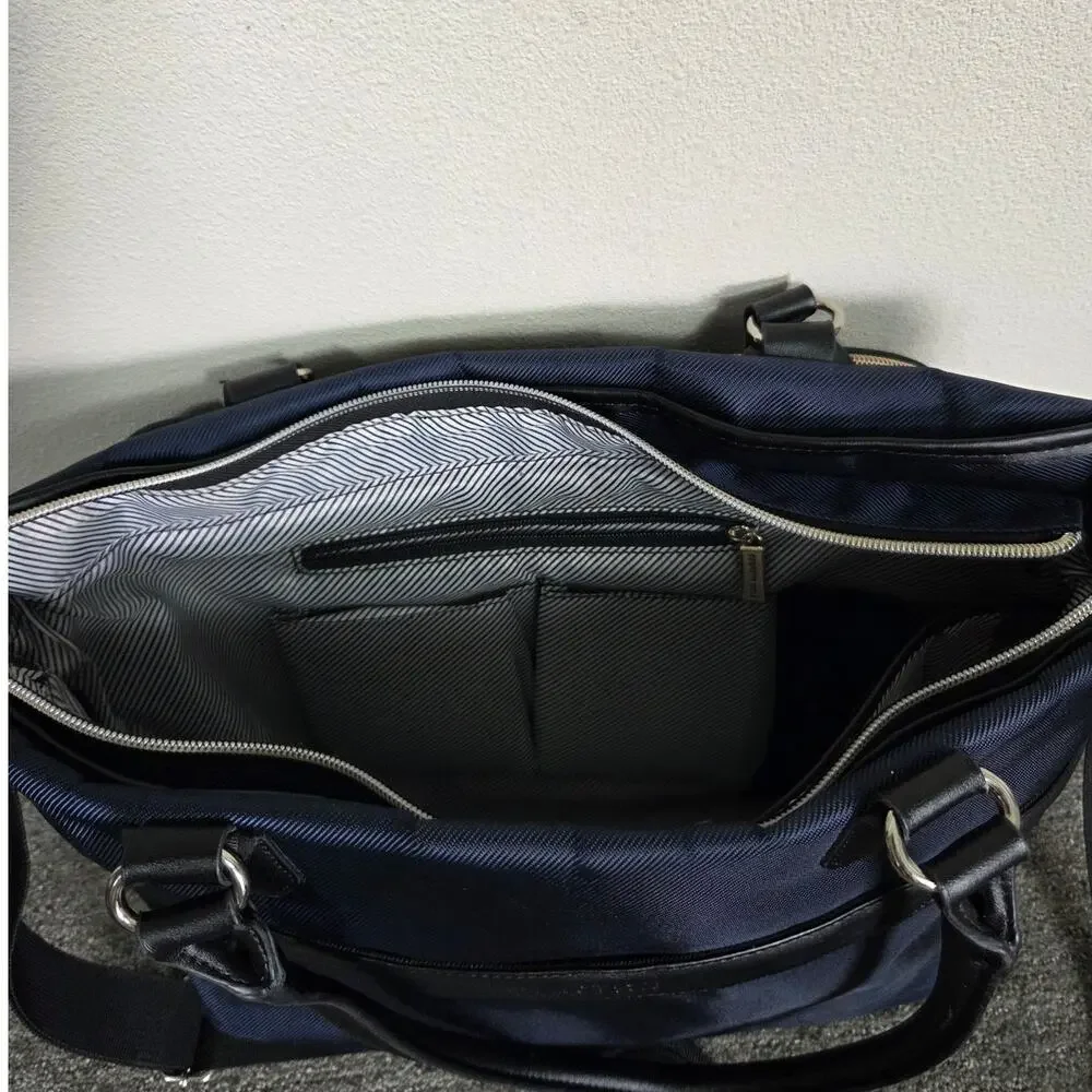 Kenneth Cole Reaction Chelsea Chevron Navy Blue 15